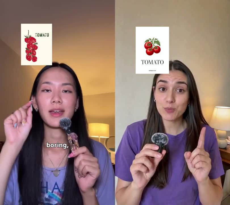 Presenter remix comparison: speech and floating visual cards
